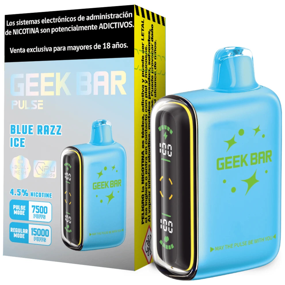 Geek Bar Pulse Blue Razz Ice 15000 Puff Club Vape Geek Bar Pulse Blue Razz Ice 15000 Puff Club Vape