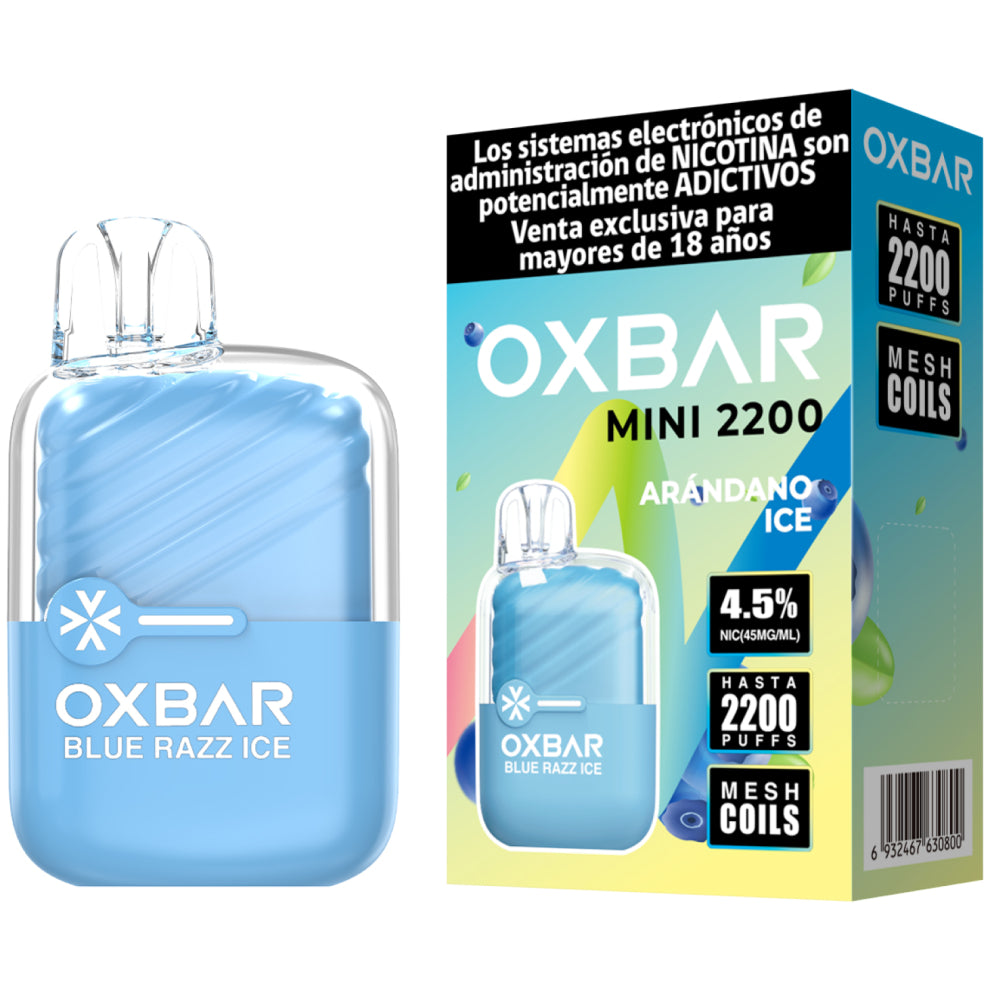 OXBAR MINI 2200 PUFFS ARÁNDANO ICE