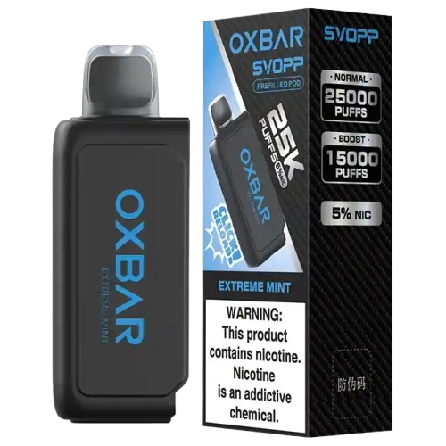 OXBAR SVOPP RECARGA 25K PUFFS - EXTREME MINT