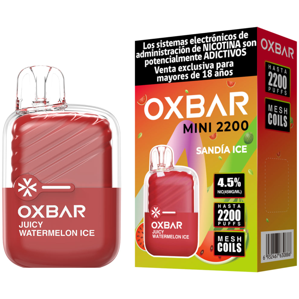 OXBAR MINI 2200 PUFFS SANDÍA ICE