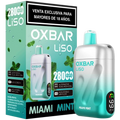 VAPORIZADOR OXBAR LISO 28000 PUFFS MIAMI MINT