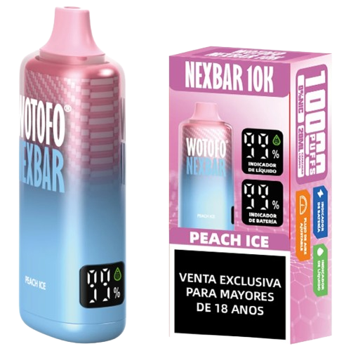 Wotofo Nexbar 10000 Puffs Peach Ice