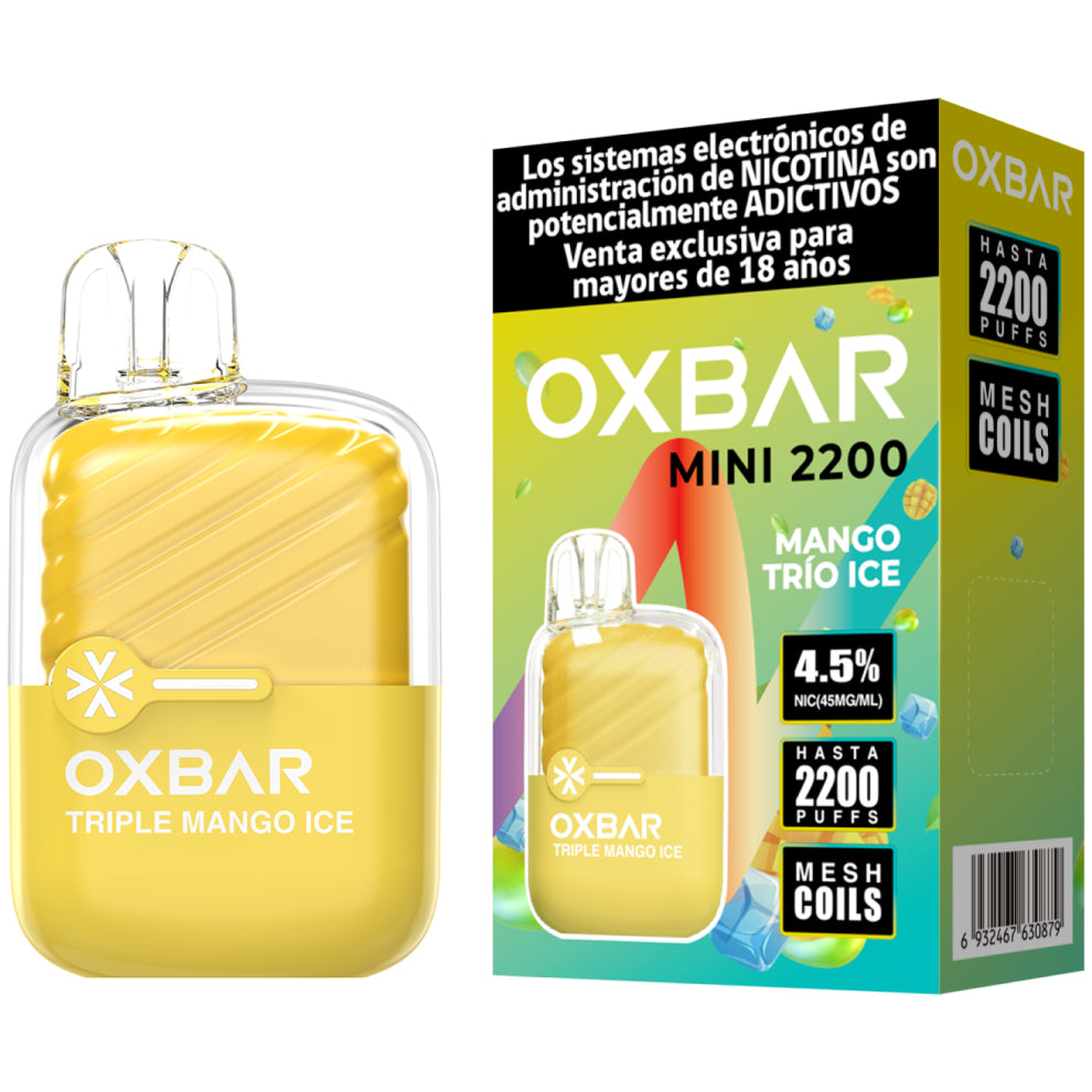 Oxbar Mini 2200 Puffs Mango Trio Ice OXBAR MINI 2200 PUFFS MANGO TRIO ICE
