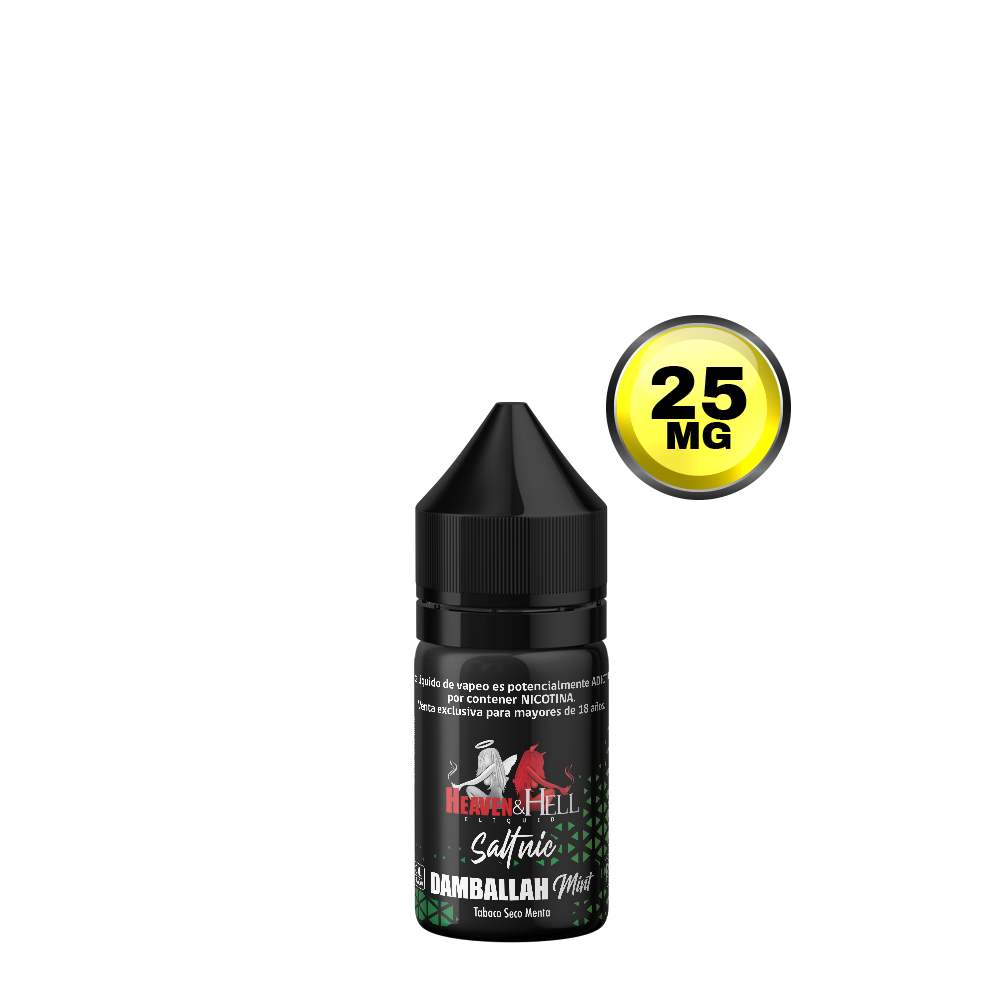 HEAVEN & HELL DAMBALLAH MINT SALTNIC 30ml (25 mg / 35 mg)
