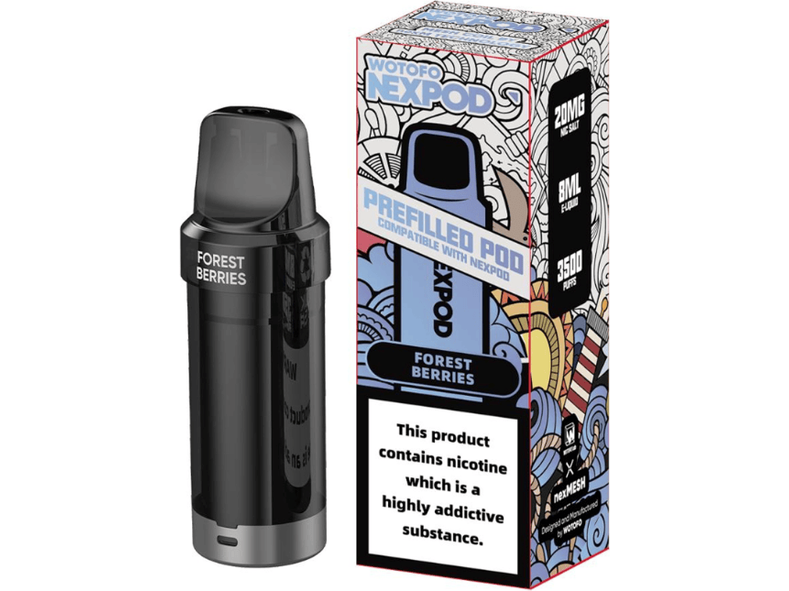 WOTOFO RECARGA NEXPOD 5000 PUFFS FOREST BERRIES