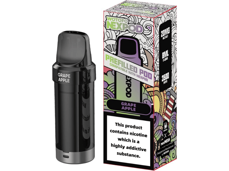 WOTOFO RECARGA NEXPOD 5000 PUFFS GRAPE APPLE