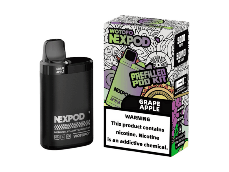 WOTOFO NEXPOD KIT SEMI DESECHABLE 5000 PUFFS - GRAPE APPLE