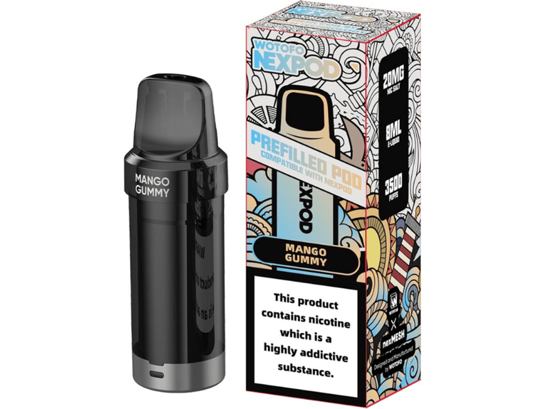 WOTOFO RECARGA NEXPOD 5000 PUFF MANGO GUMMY