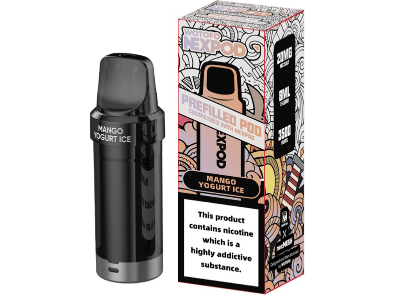 WOTOFO RECARGA NEXPOD 5000 PUFF MANGO YOGURT