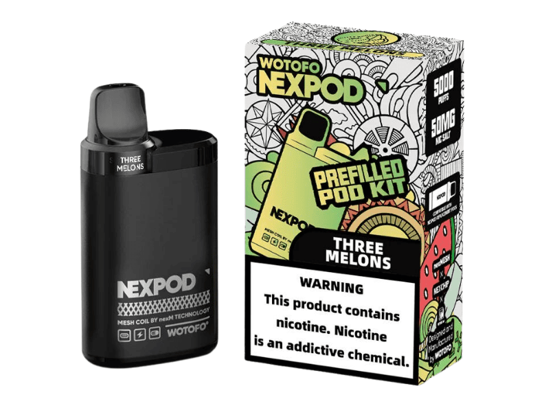 WOTOFO NEXPOD KIT SEMI DESECHABLE 5000 PUFFS - THREE MELONS