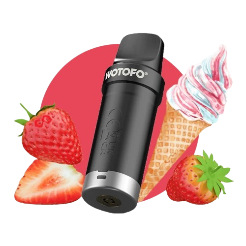 WOTOFO RECARGA NEXPOD 5000 PUFFS STRAWBERRY CONE
