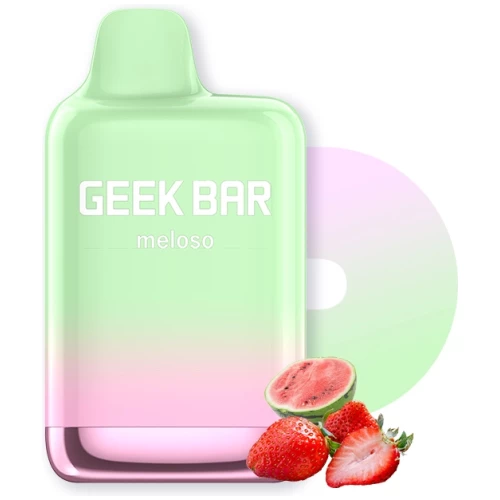 GEEK BAR MELOSO MAX POD 9000 PUFF - STRAWBERRY WATERMELON