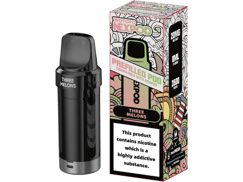 WOTOFO RECARGA NEXPOD 5000 PUFF THREE MELON