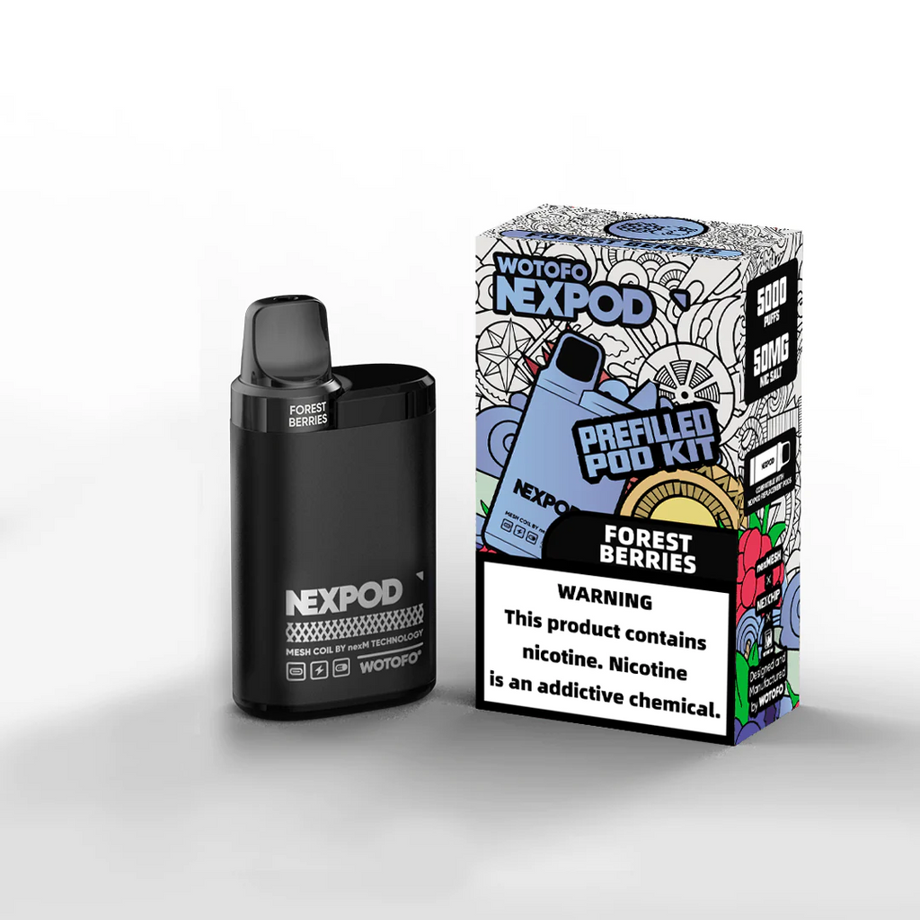 WOTOFO NEXPOD SEMI DESECHABLE KIT DE 5000 PUFFS FOREST BERRIES